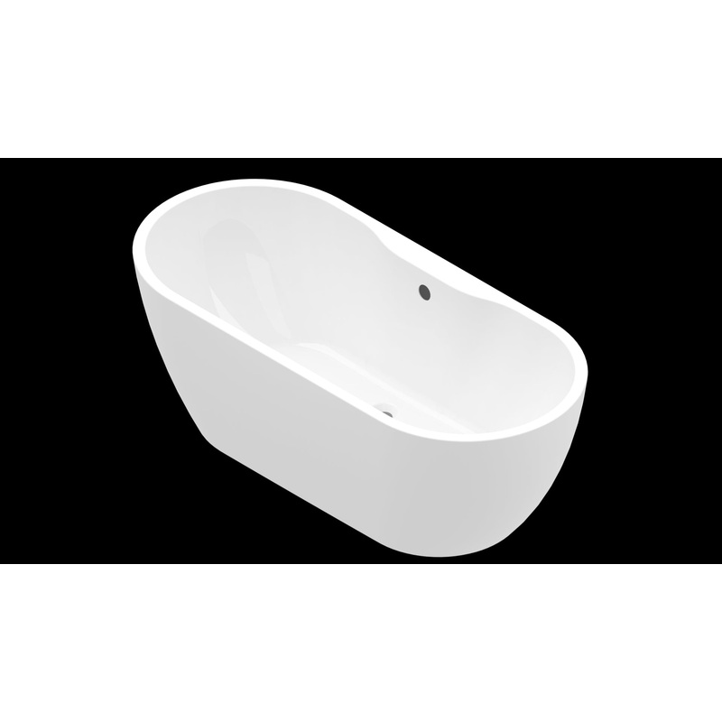 Andrea Freestanding Bath inc waste and o