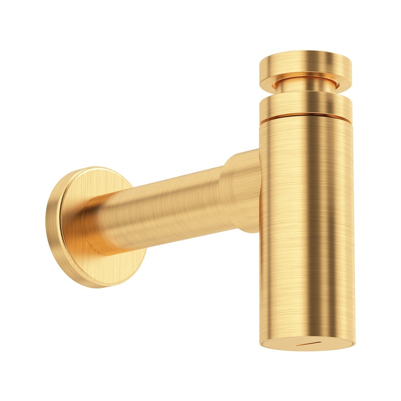 Sync Brass Minimalist Bottle Trap Brushe