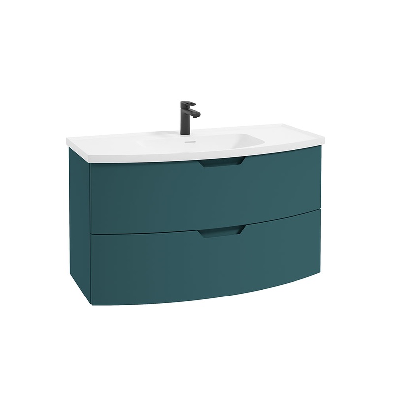 Arc 100cm 2 Drawer Wall Hung Vanity Unit