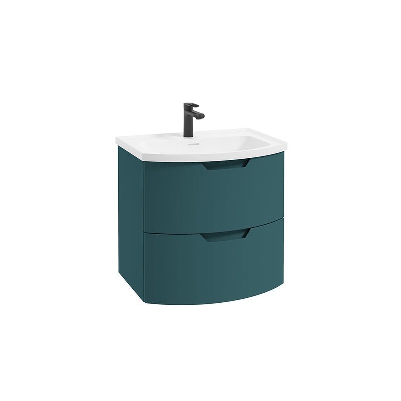 Arc 60cm 2 Drawer Wall Hung Vanity Unit