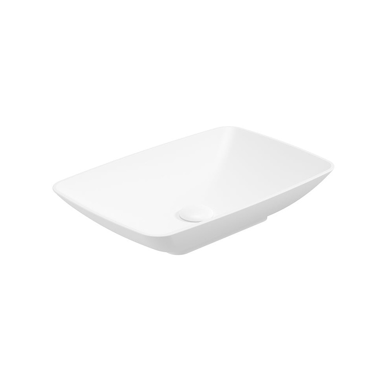 Skal Rectangle Wash Basin 600×400 White