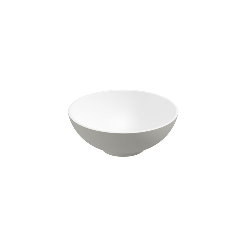 Skal Round Wash Basin 400×150 White – Ar