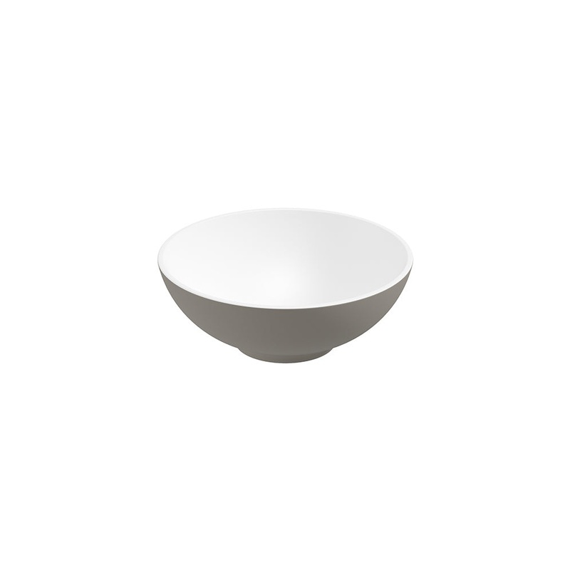 Skal Round Wash Basin 400×150 White – Kh