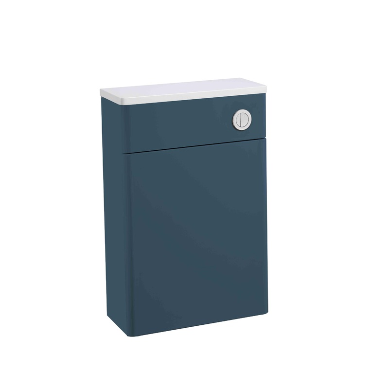 560mm Curve Fronted Back to Wall Unit – Dark