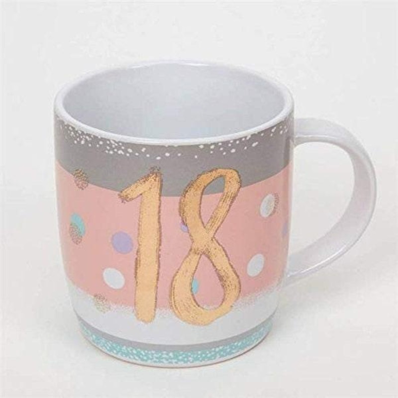 Bellini Stoneware Mug with Rose Gold Foil – 18