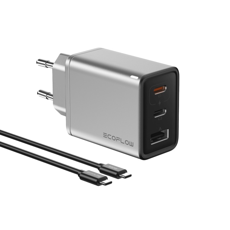 EcoFlow RAPID 65W GaN Charger with 100W Cable (100% off)
