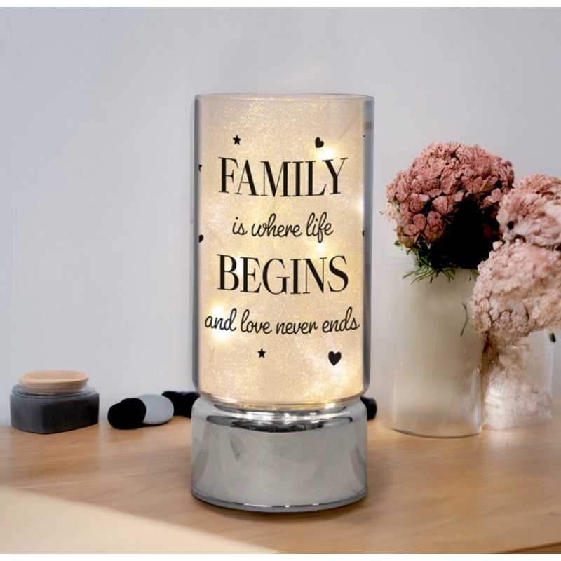 LED Glitter Tube Lamp – Family