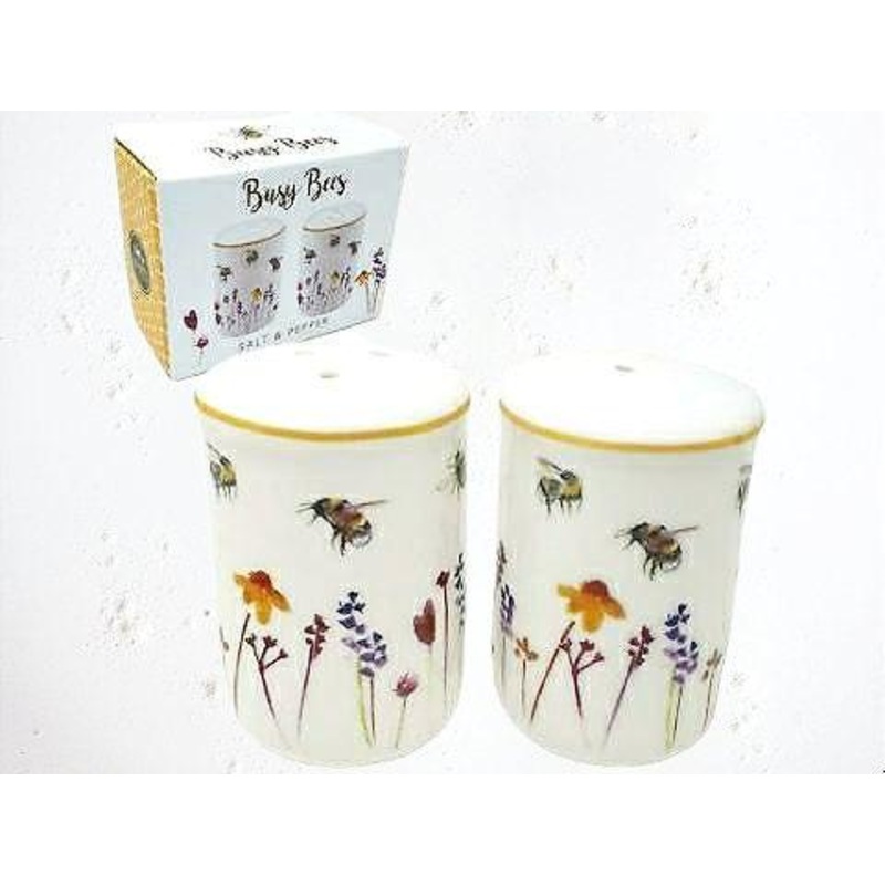 Retro Style Busy Bee Salt & Pepper Shaker