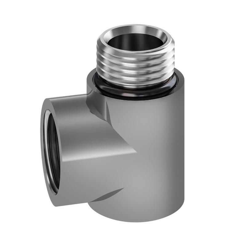 Eastbrook Chrome Dual Fuel Elbow