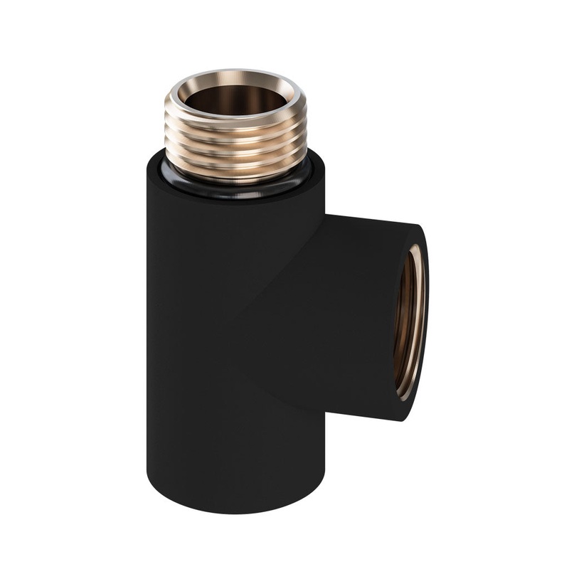 Eastbrook Matt Black T Piece