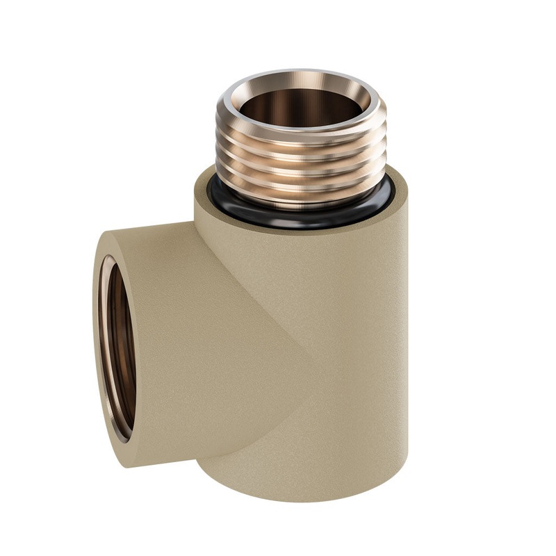 Eastbrook Matt Cappuccino Dual Fuel Elbow