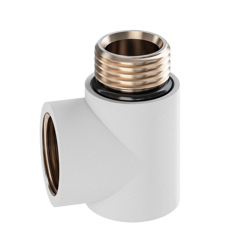 Eastbrook Matt White Dual Fuel Elbow