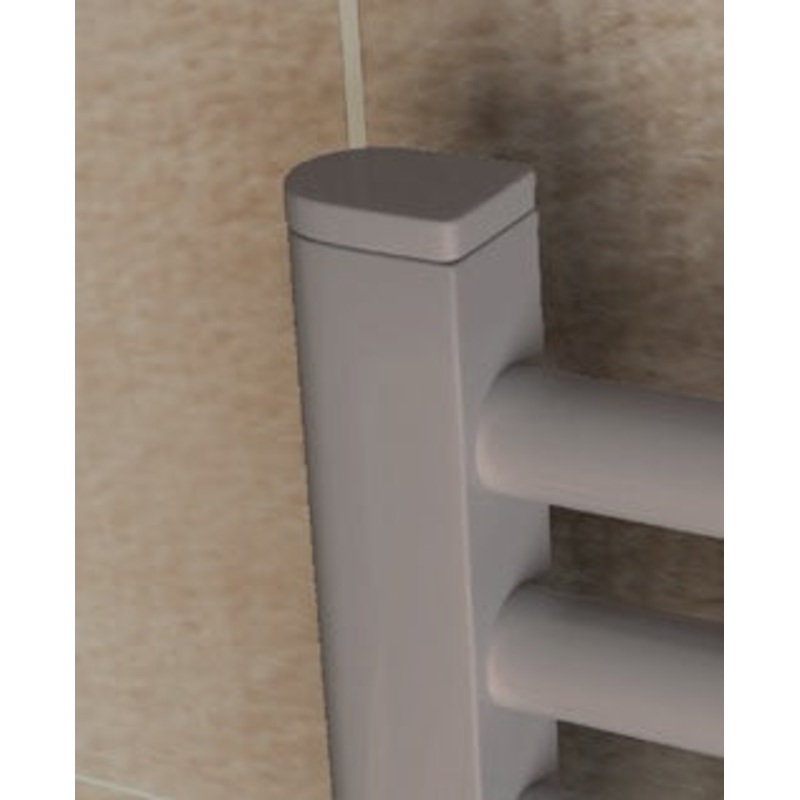 Eastbrook Grey D-Shape Vent Caps (pair)