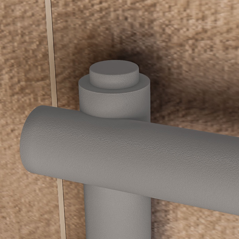 Eastbrook Grey Round Vent Caps (pair)