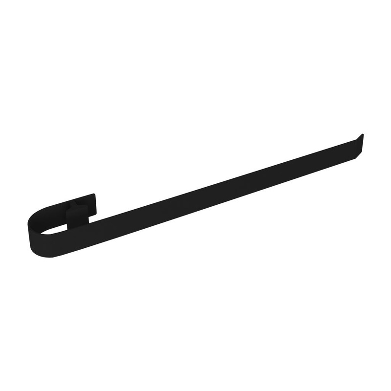 Eastbrook Tunstall Matt Black Towel Hanger 630mm