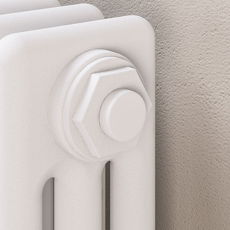 Eastbrook White Round Vent Caps (pair)