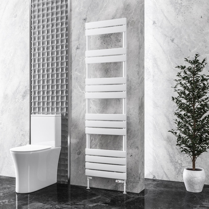 Eastbrook Addington Gloss White Type 10 Designer Towel Rail 1750mm x 500mm