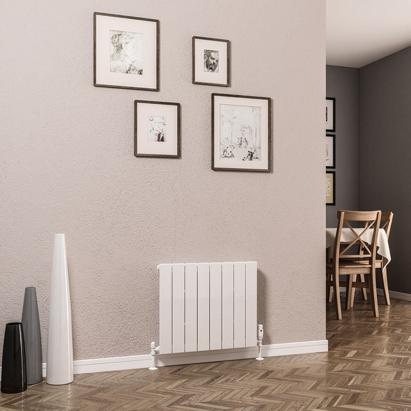 Eastbrook Addington Gloss White Type 10 Vertical or Horizontal Designer Radiator 500mm x 588mm