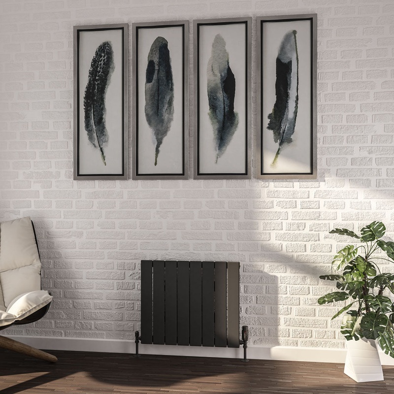 Eastbrook Addington Matt Anthracite Type 10 Vertical or Horizontal Designer Radiator 500mm x 588mm