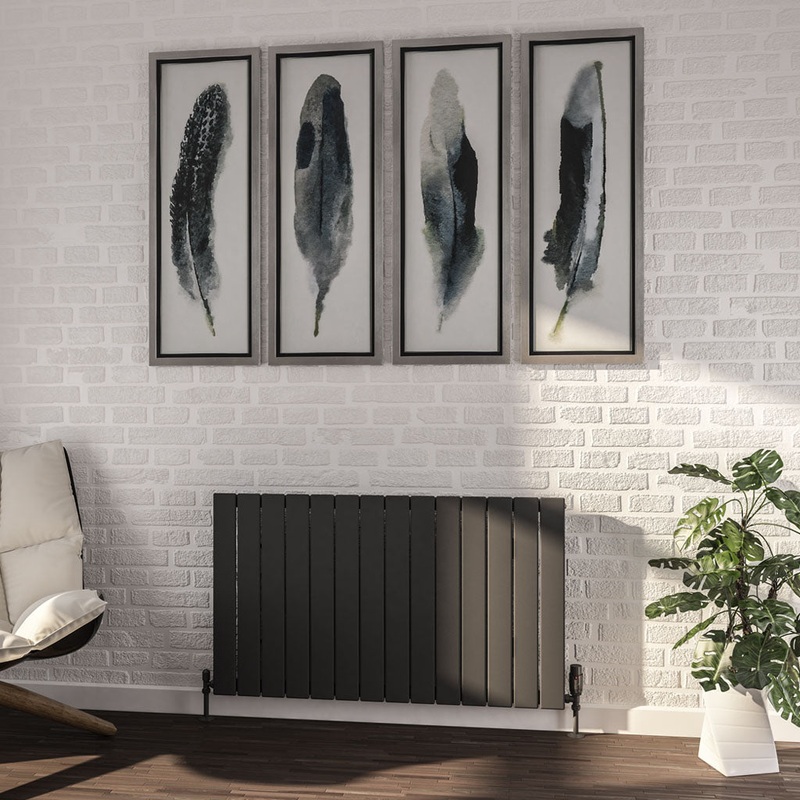 Eastbrook Addington Matt Anthracite Type 10 Vertical or Horizontal Designer Radiator 600mm x 1032mm