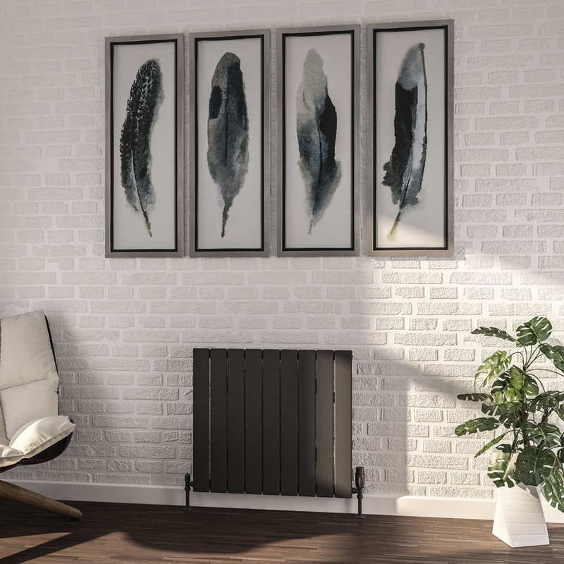 Eastbrook Addington Matt Anthracite Type 10 Vertical or Horizontal Designer Radiator 600mm x 662mm