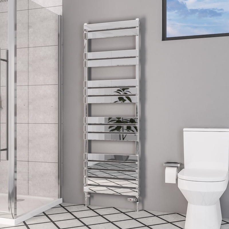 Eastbrook Deddington Chrome Designer Towel Rail 1800mm x 600mm