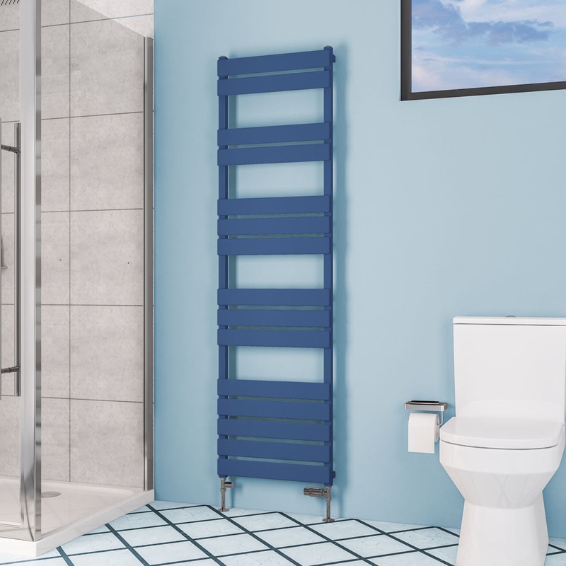 Eastbrook Deddington Matt Cobalt Blue Designer Towel Rail 1800mm x 500mm