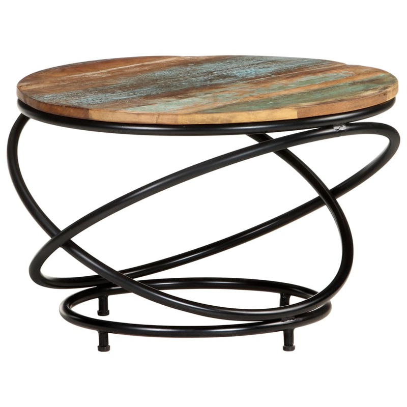 Berkfield Coffee Table 60x60x40 cm Solid Reclaimed Wood