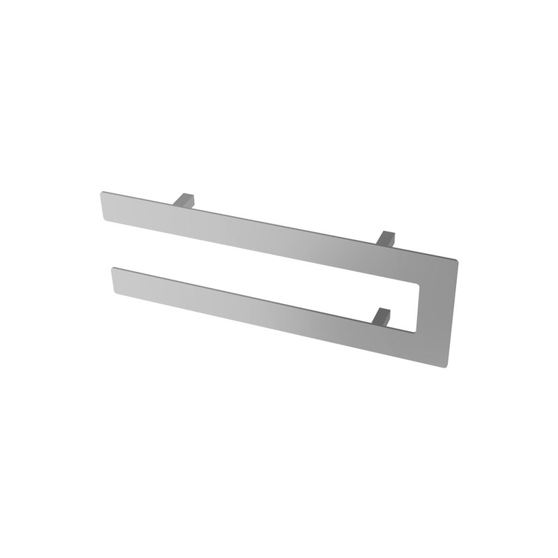 Eastbrook Addington Chrome Double Flat Towel Hanger 440mm