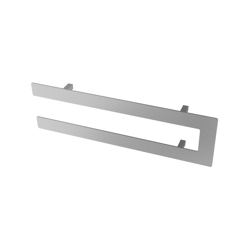 Eastbrook Addington Chrome Double Flat Towel Hanger 514mm