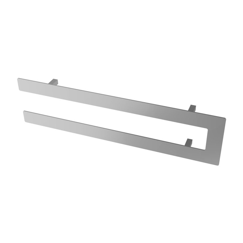 Eastbrook Addington Chrome Double Flat Towel Hanger 588mm