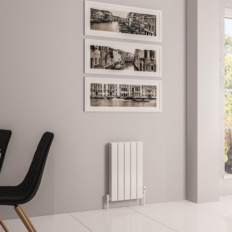 Eastbrook Addington Gloss White Type 20 Vertical or Horizontal Designer Radiator 600mm x 366mm