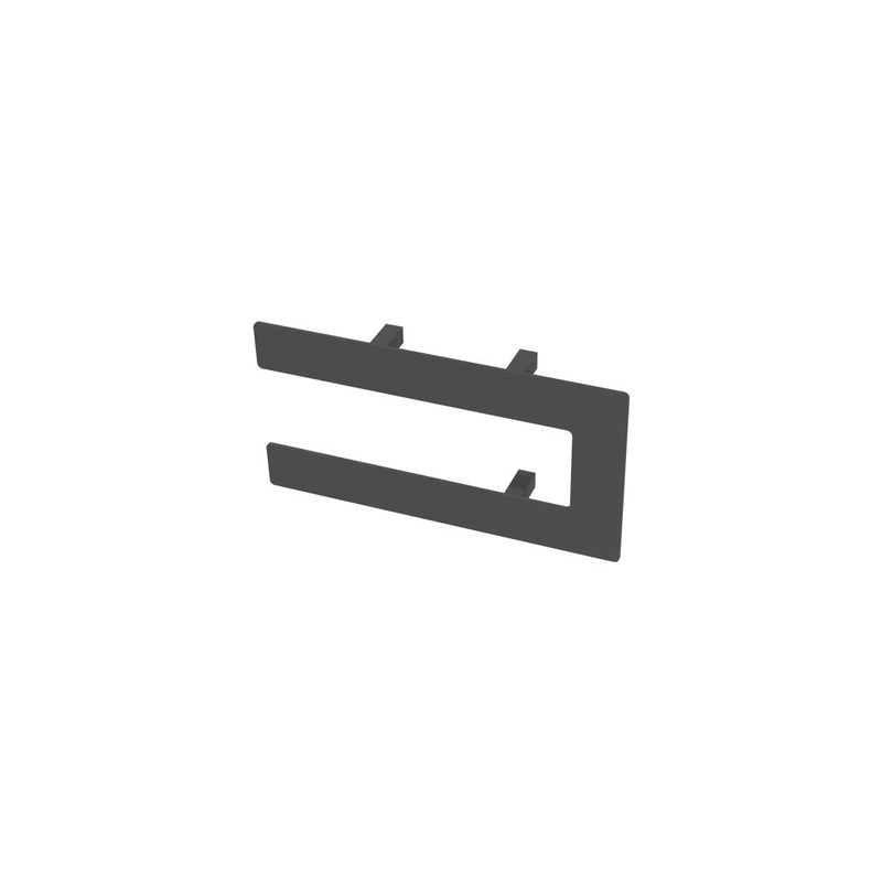 Eastbrook Addington Matt Anthracite Double Flat Towel Hanger 292mm
