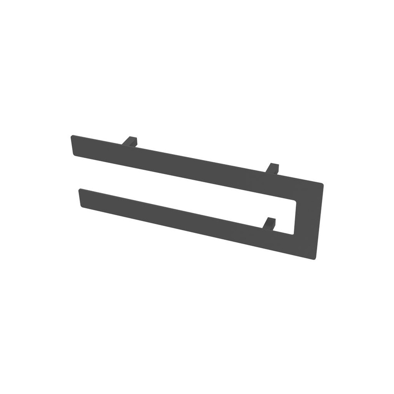 Eastbrook Addington Matt Anthracite Double Flat Towel Hanger 440mm