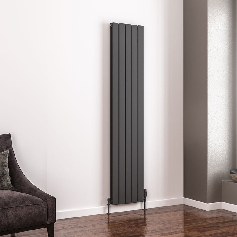 Eastbrook Addington Matt Anthracite Type 20 Vertical or Horizontal Designer Radiator 1800mm x 366mm