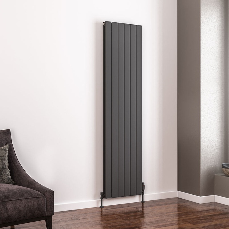 Eastbrook Addington Matt Anthracite Type 20 Vertical or Horizontal Designer Radiator 1800mm x 440mm