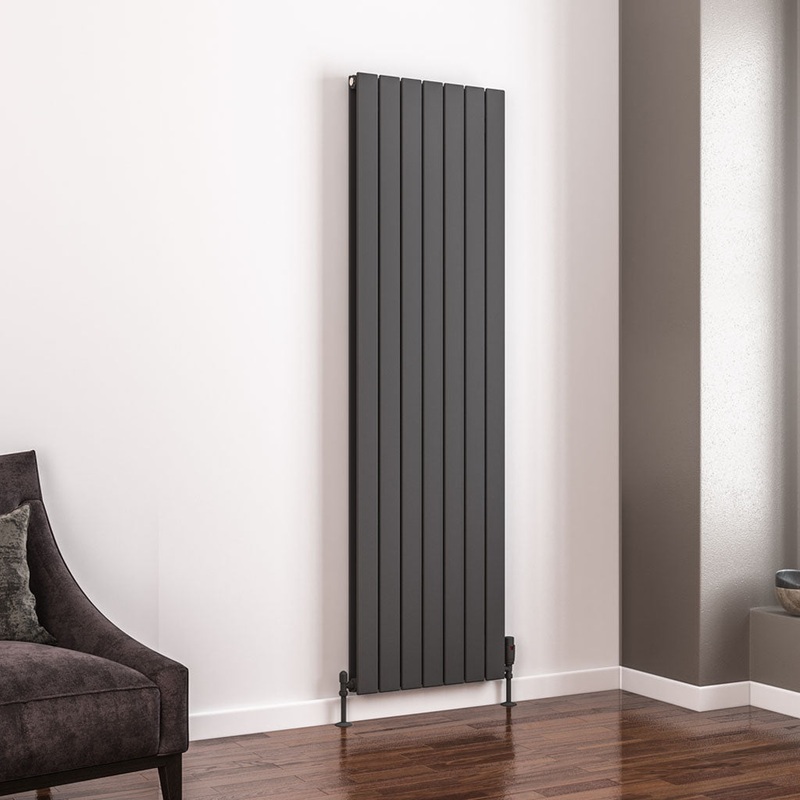 Eastbrook Addington Matt Anthracite Type 20 Vertical or Horizontal Designer Radiator 1800mm x 514mm