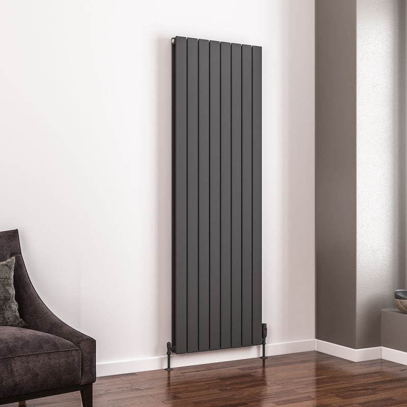 Eastbrook Addington Matt Anthracite Type 20 Vertical or Horizontal Designer Radiator 1800mm x 588mm