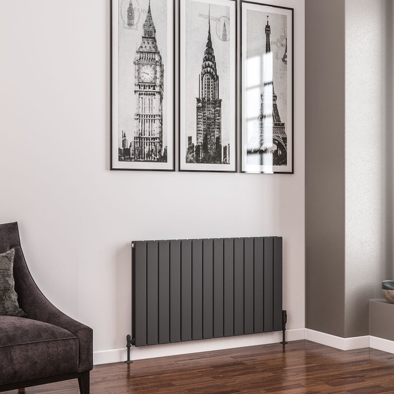 Eastbrook Addington Matt Anthracite Type 20 Vertical or Horizontal Designer Radiator 600mm x 1032mm