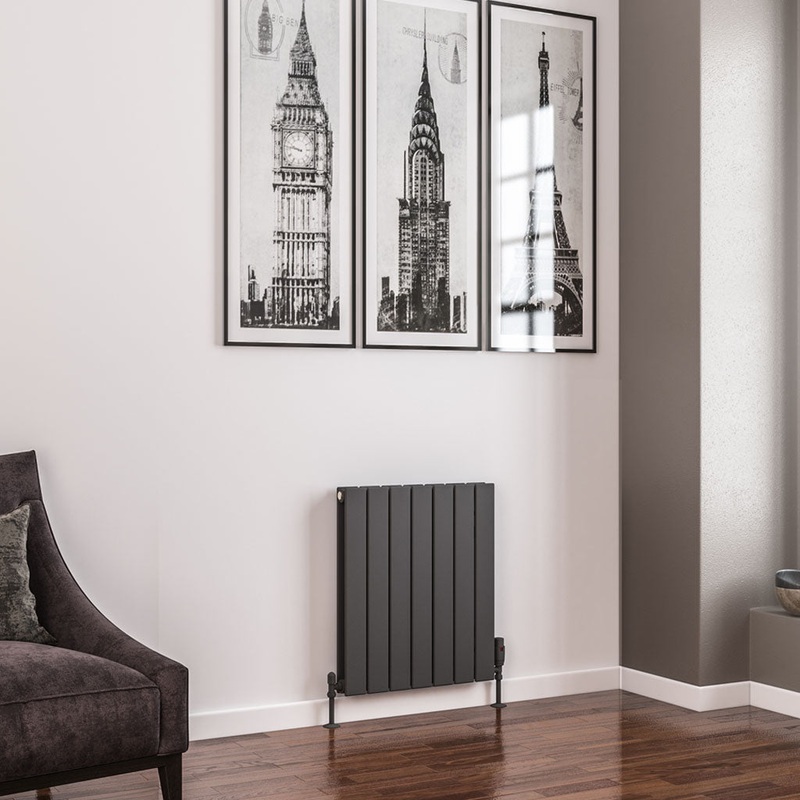 Eastbrook Addington Matt Anthracite Type 20 Vertical or Horizontal Designer Radiator 600mm x 514mm