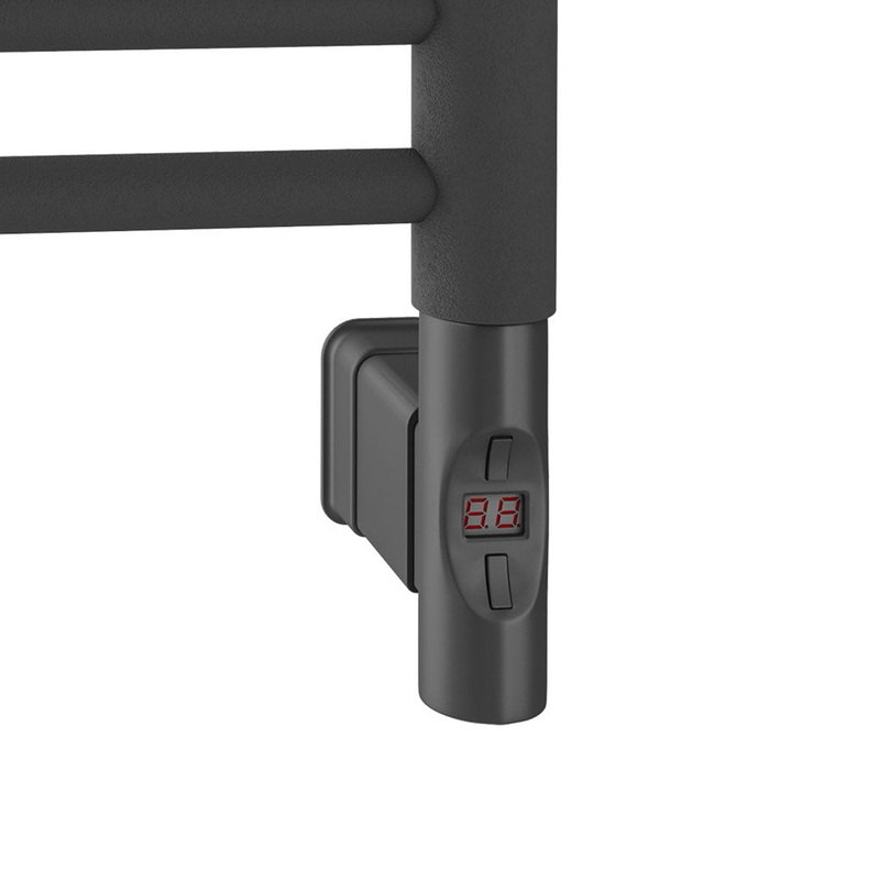 Eastbrook Type G Matt Anthracite Round Thermostatic Heating Element – 1200 Watt
