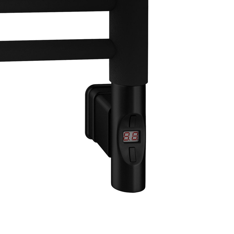 Eastbrook Type G Matt Black Round Thermostatic Heating Element – 1200 Watt