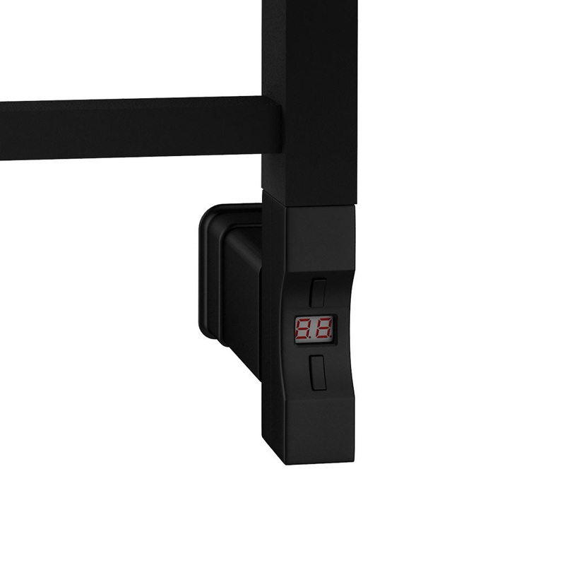 Eastbrook Type G Matt Black Square Thermostatic Heating Element – 300 Watt