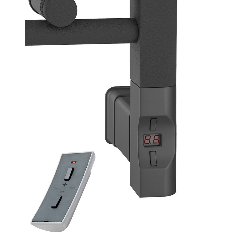 Eastbrook Type F Matt Anthracite D-Shape Thermostatic Heating Element With WIFI – 1200 Watt