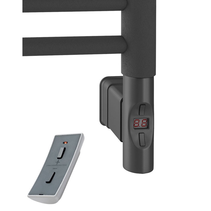 Eastbrook Type F Matt Anthracite Round Thermostatic Heating Element With WIFI – 1200 Watt
