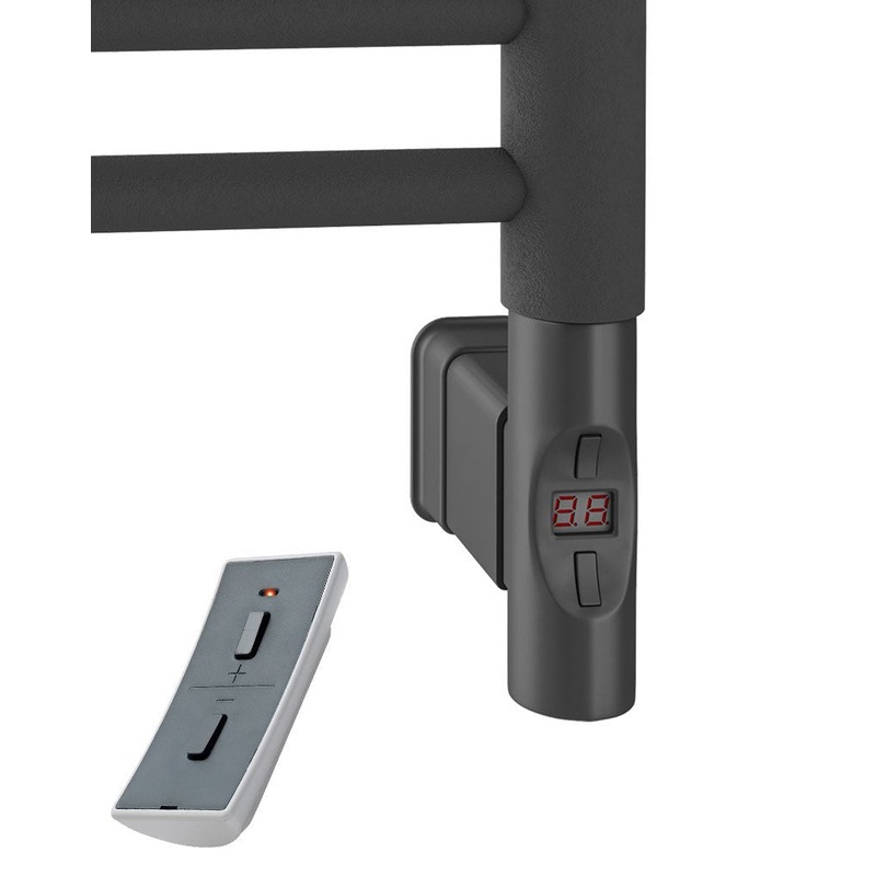 Eastbrook Type F Matt Anthracite Round Thermostatic Heating Element With WIFI – 150 Watt