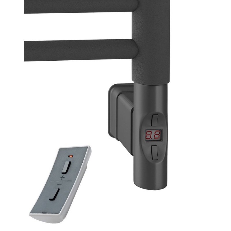 Eastbrook Type F Matt Anthracite Round Thermostatic Heating Element With WIFI – 900 Watt