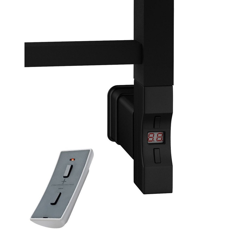 Eastbrook Type F Matt Black Square Thermostatic Heating Element With WIFI – 900 Watt