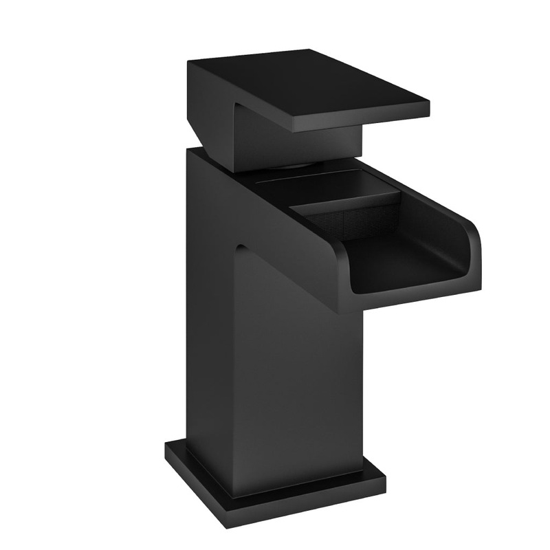 Eastbrook Abberton Black Mini Mono Basin Mixer Tap – Inc Waste