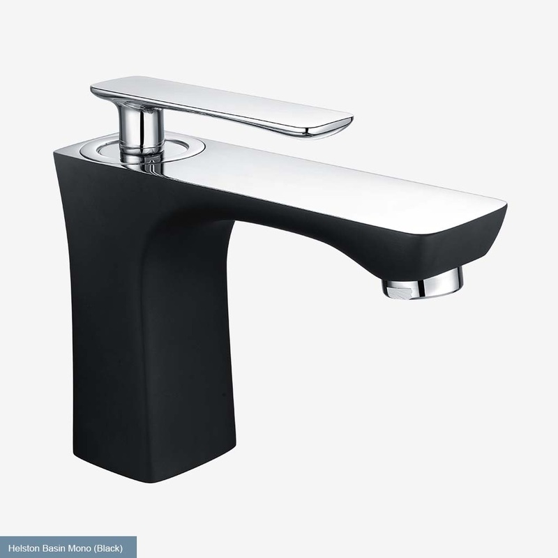 Eastbrook Helston Matt Textured Black Mono Basin Mixer Tap – Inc Waste